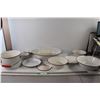 Image 1 : (8) Enamel Pots Plates and Bowls