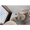 Image 4 : (8) Enamel Pots Plates and Bowls