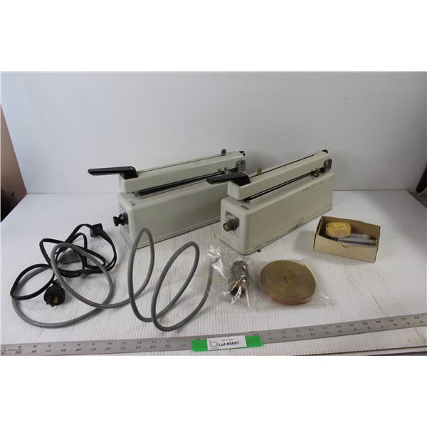 (2) Audion Elektro Sealers and Hardware