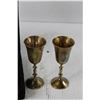 Image 2 : (2) Brass Goblets With Case