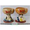 Image 1 : (2) Vintage Margarita Bowls from Macayo Mexican Restaurant