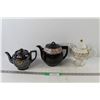 Image 1 : (3) Teapots