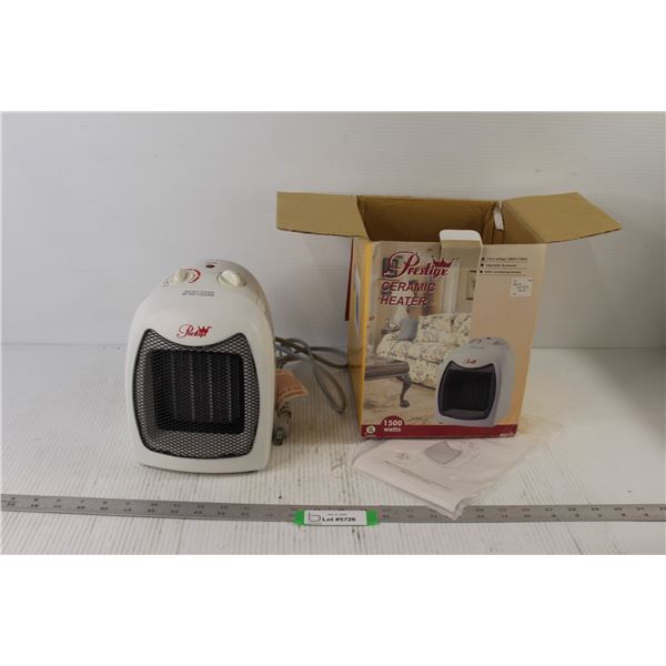 Prestige Ceramic Heater - tested Powers On