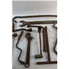 Image 3 : Wrenches, Crowbar and Adjustable Wrench and Assorted Tools