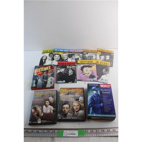 DVD Movies - Mystery, Betty Boop and Dorsey Brothers