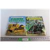 Image 1 : (2) Farm Tractor Color History Books - Farm Crawlers and Threshers