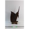 Image 1 : Carved Wood Swordfish Statue