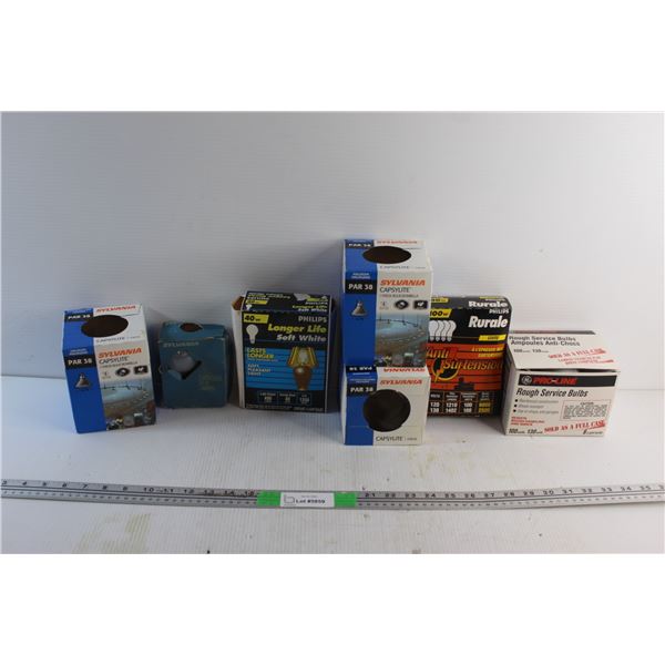 Assorted Light Bulbs - Philips, Sylvania and Pro - Line