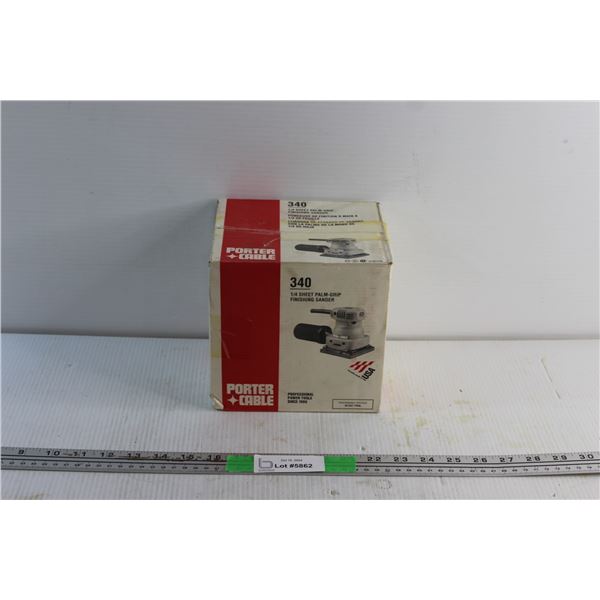 Porter Cable 340 1/4'' Sheet Palm Grip Finishing Sander - Sealed