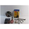 Image 7 : Digital Multimeter, 5/8'' Receiver Lock Kit, Carbide Saw Blade, Pliers and Assorted Items