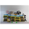 Image 1 : Snap In Rubber Tire Valve Sets, Patches, 4 Way Valve Tool with Cores and Screwdriver Type Tire Valve