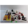 Image 1 : 4 in 1 Copper Pipe Cleaner, Utility Knife with Thumb Lock, Hand Drill and Assorted Hardware