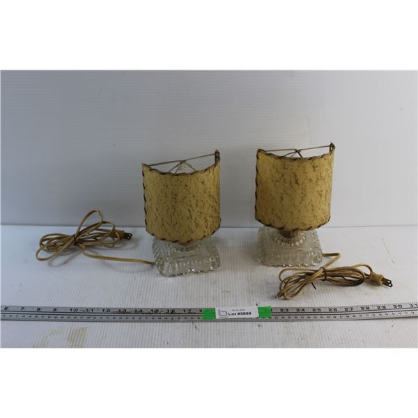 Pair of Vintage Lamps - As Is
