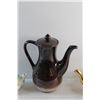 Image 3 : Coffee Pot and (2) Ceramic Tea Pots
