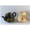 Image 2 : (3) Ceramic  Tea Pots and Creamer - Chipped