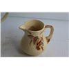 Image 8 : (3) Ceramic  Tea Pots and Creamer - Chipped