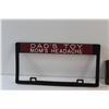 Image 2 : (2) Wooden Wall Signs - ''Prayer Changes Things & ''Happy Easter'' and Car Plate Frame