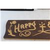 Image 7 : (2) Wooden Wall Signs - ''Prayer Changes Things & ''Happy Easter'' and Car Plate Frame