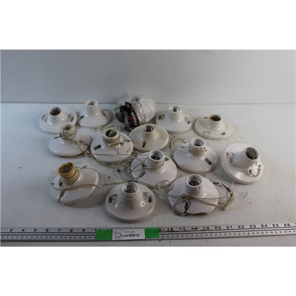 (14) Ceiling Light Fixtures - As Is