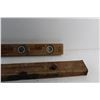 Image 6 : Vintage Wooden Carpenters Levels