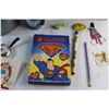 Image 11 : Slurpee Superman Cup, M&M Tin, Miniature Frying Pan Toy and Assorted Items