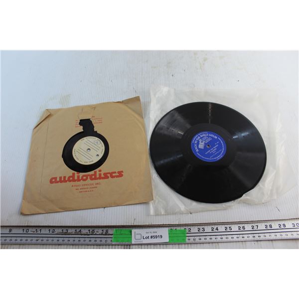 Vinyl Records - Back to the Bible Hour and Audiodiscs
