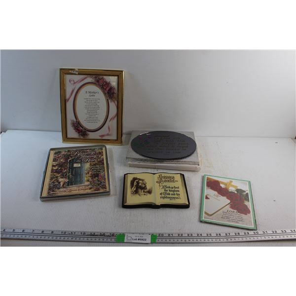 Christian Framed Prints, Book and Decorations