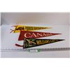 Image 1 : (3) Pennants: Williams Lake, BC & North Battleford & Canada