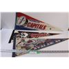 Image 1 : (3) NHL Hockey Pennants: Washington Capitals, Buffalo Sabres, Colorado Avalanche