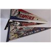 Image 2 : (3) NHL Hockey Pennants: Washington Capitals, Buffalo Sabres, Colorado Avalanche