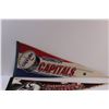 Image 3 : (3) NHL Hockey Pennants: Washington Capitals, Buffalo Sabres, Colorado Avalanche