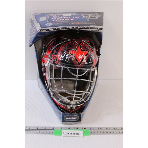 New Jersey Devils 2011 Goalie Helmet - Signed - w/Certificate of Authenticity