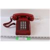 Image 1 : Retro Western Electric Red Landline Telephone - as is