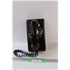 Image 1 : Vintage Black Landline Telephone - as is