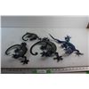 Image 1 : Tin Lizard Decorations