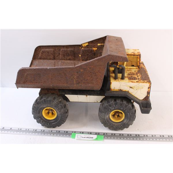 Tonka Metal Dump Truck w/Plastic Wheels - Some Wear, as is