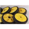 Image 3 : (8) John Deere Mower Wheels (as is)