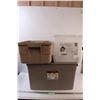 Image 1 : (3) Storage Totes (No Lids, Assorted Sizes)