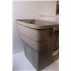 Image 3 : (3) Storage Totes (No Lids, Assorted Sizes)