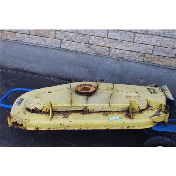 ** John Deere Mower Deck - 42" X 16" Blades (Triple Blade) - Some Wear, as is