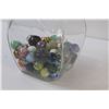 Image 3 : Glass Jar of Marbles (Half Full)