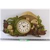 Image 1 : Vintage New Haven Wall Clock - Works - 19" x 11"