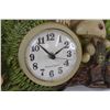 Image 2 : Vintage New Haven Wall Clock - Works - 19" x 11"