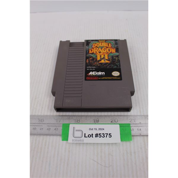 The Sacred Stones Double Dragon lll Original Nintendo Game