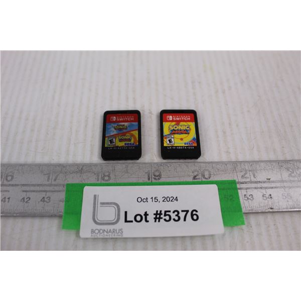 (2) Nintendo Switch Sonic Mania Games