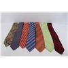 Image 2 : (7) Neck Ties, Eredi Pisano, Alfred Dunhill, Renechagal, Misc.