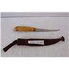 Image 2 : Rapala Fish Filleting Knife w/ Leather Normark holder - 6'' Blade