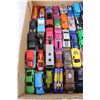 Image 2 : Flat (40) Assorted Hotwheels/ Matchbox Cars