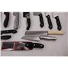 Image 3 : Various Home Kitchen Knives/ Cleavers, Kitchen-Aid, Home Basics, Cuisinart, Misc.