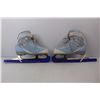 Image 2 : Bauer Figure Skates w/ Blade Guards- Women's Size 7